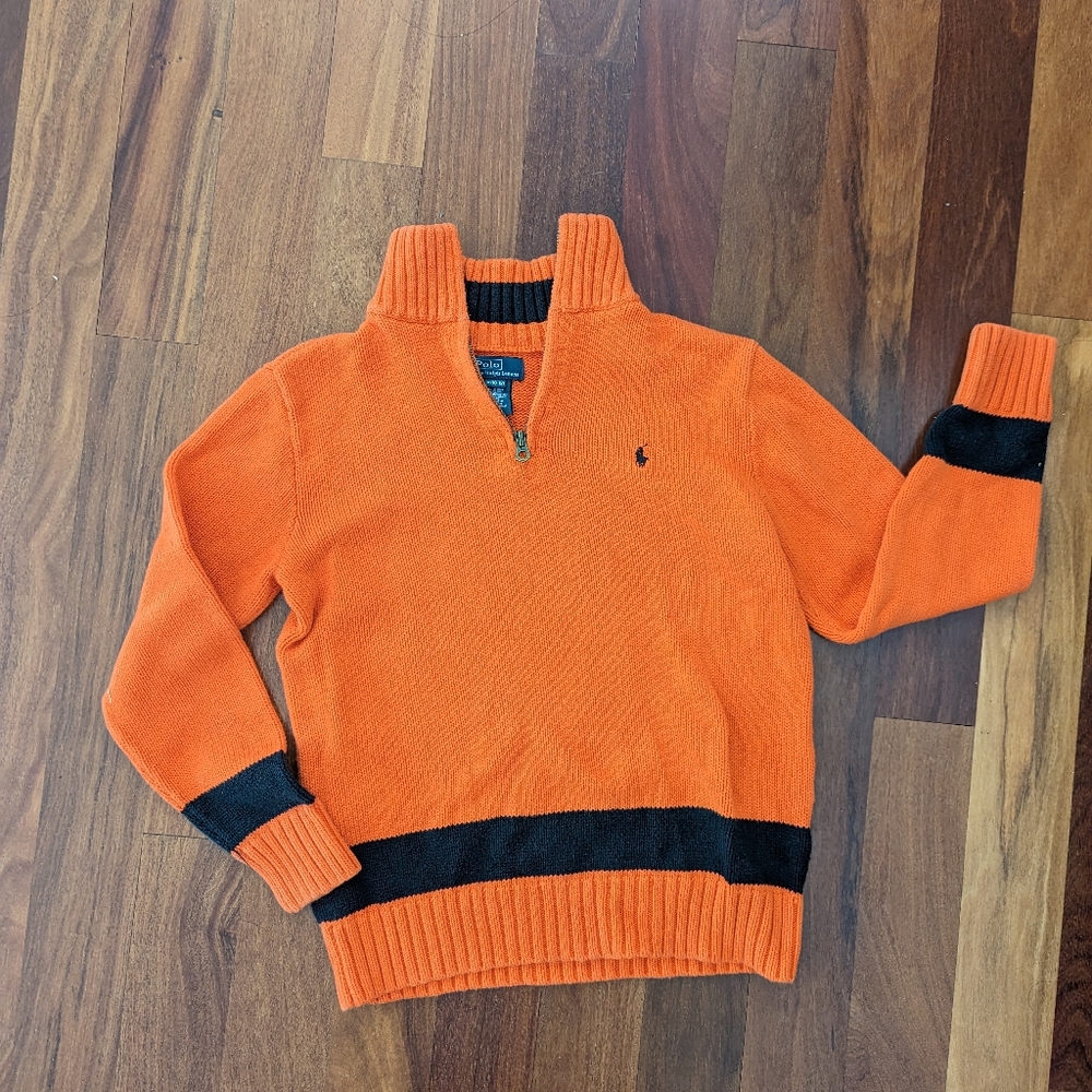Kids Polo knitted sweater sz 10-12 Great Cond
